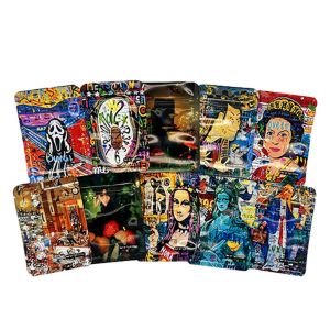 Mylar Weed Bags | 3.5g With Zipper | Artistic Design